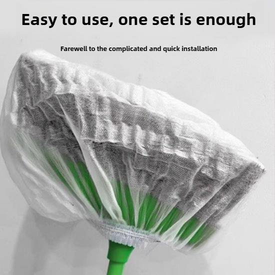 Disposable Broom Dust Cover for Floor Hair Cleaning, Gap Dust Absorption Cleaning Tool