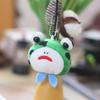 Stuffed Doll Red Scarf Frog Plush Pendant Cartoon Frog Frog Plush Keyring   Birthday Gifts