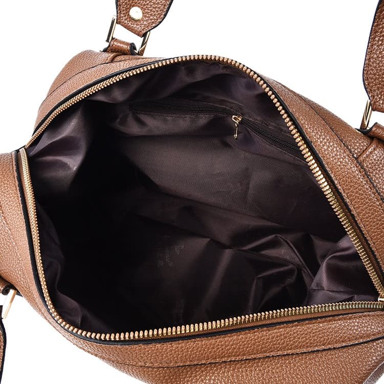 Lychee pattern Boston bag women's carry messenger bag