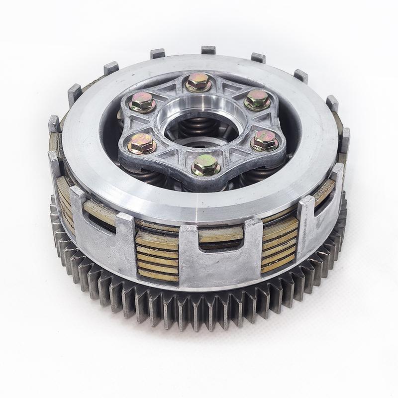 Clutch 70 Teeth Clutch 127mm Diameter,6 Plate and 6 Column for Zongshen,Bashan,Loncin Lifan CB CG200cc 250cc Water Cooled Engine