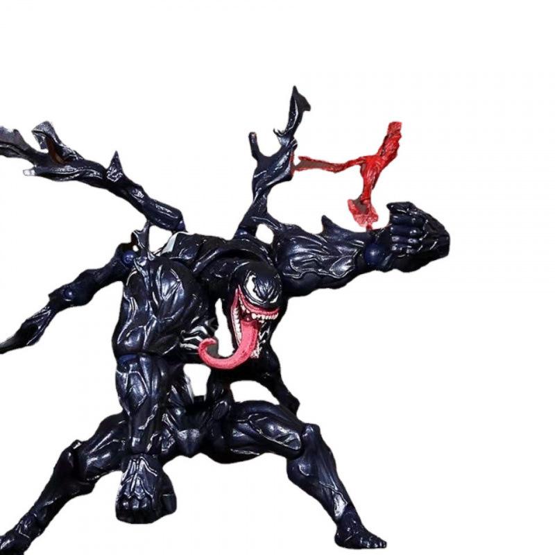 Venom & Carnage Model Figure, Amazing Spider-Man Articulated Action Figure, 18cm