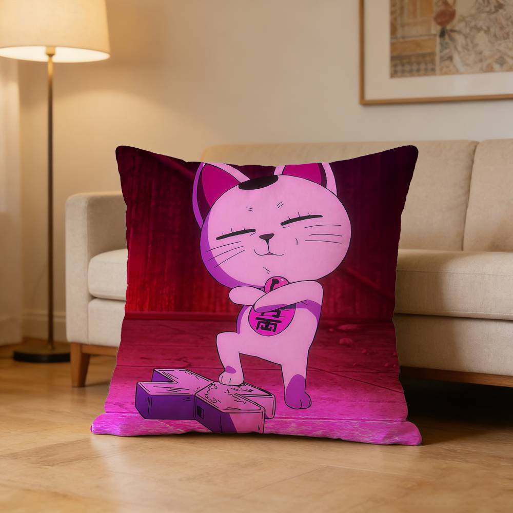 Turbo Granny cat Pillow Case for Sofa Living Room Home office Decor Protective Cover