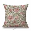 British Art Uk Artist William Morris Flower Pattern Floral Design Elegant Home Decorative Sofa Throw Pillow Case Cushion Cover