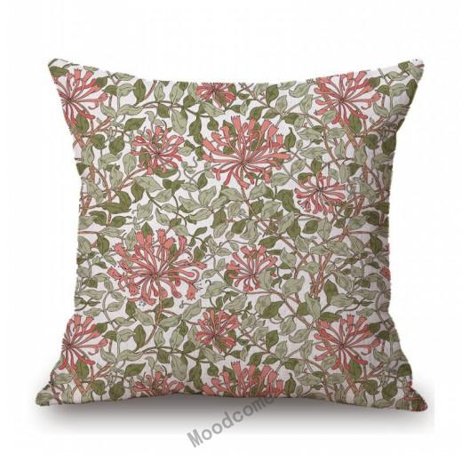 British Art Uk Artist William Morris Flower Pattern Floral Design Elegant Home Decorative Sofa Throw Pillow Case Cushion Cover