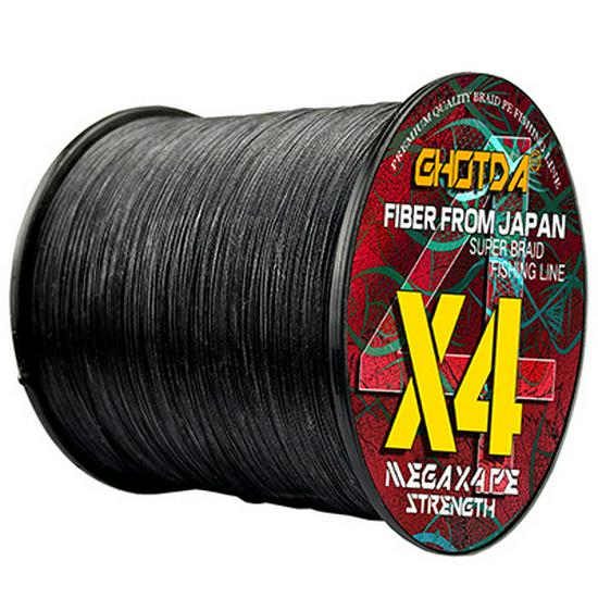 Filo da Pesca Intrecciato in PE a 4 Fili da 100m con Elevata Resistenza alla Trazione, Disponibile in 10 Colori - Leader per Linea Aquilone Da Li Ma