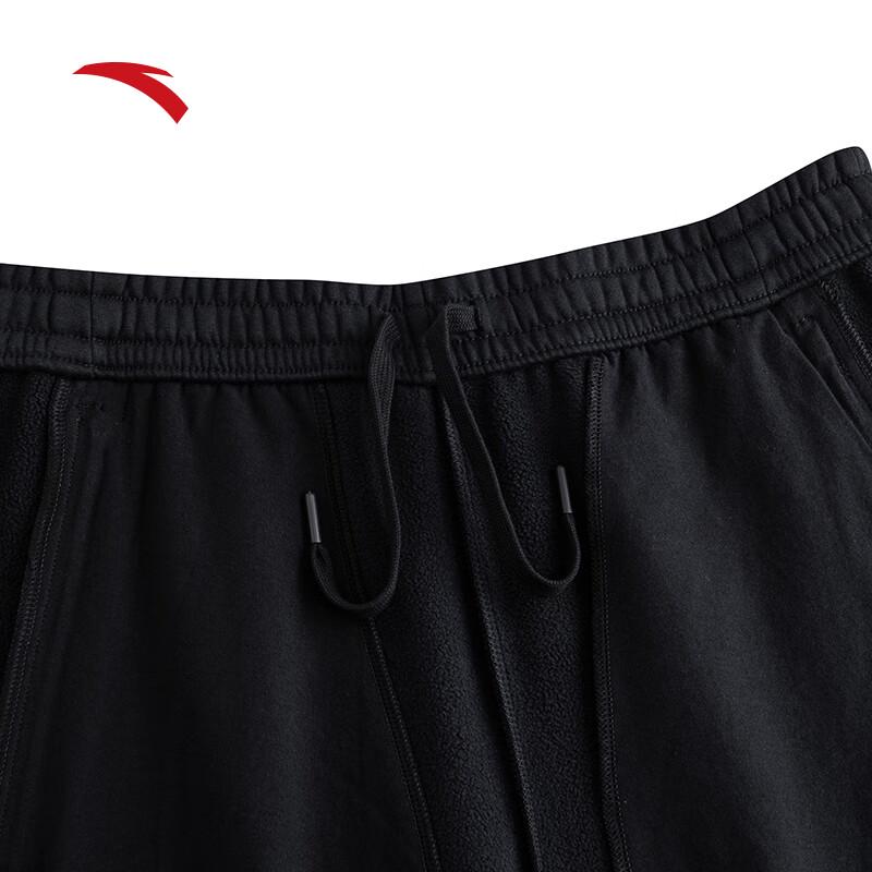 Anta Men's Fleece-Lined Straight Leg Sweatpants