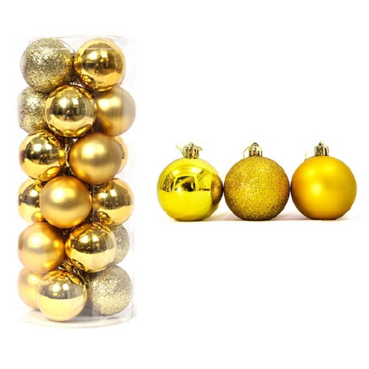 Christmas Ball Ornament 24pcs/box Baubles Holiday Wedding Home Decor