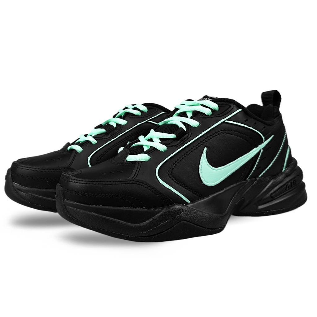 Nike Air Monarch 4 Slip Resistant Slip Resistant Low Top Chunky Sneakers Unisex Black 415445-001(Team40-)