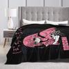 Bocchi the Rock Blankets  Soft Warm Funny Plush Throw Blanket For Kids Adult Home Decor Flannel Bedspread Bed Cover