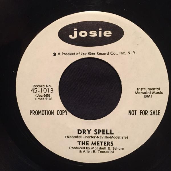 

7inch Record METERS - Dry Spell 451013PROMO Josie 1970 US Soul/Funk Used