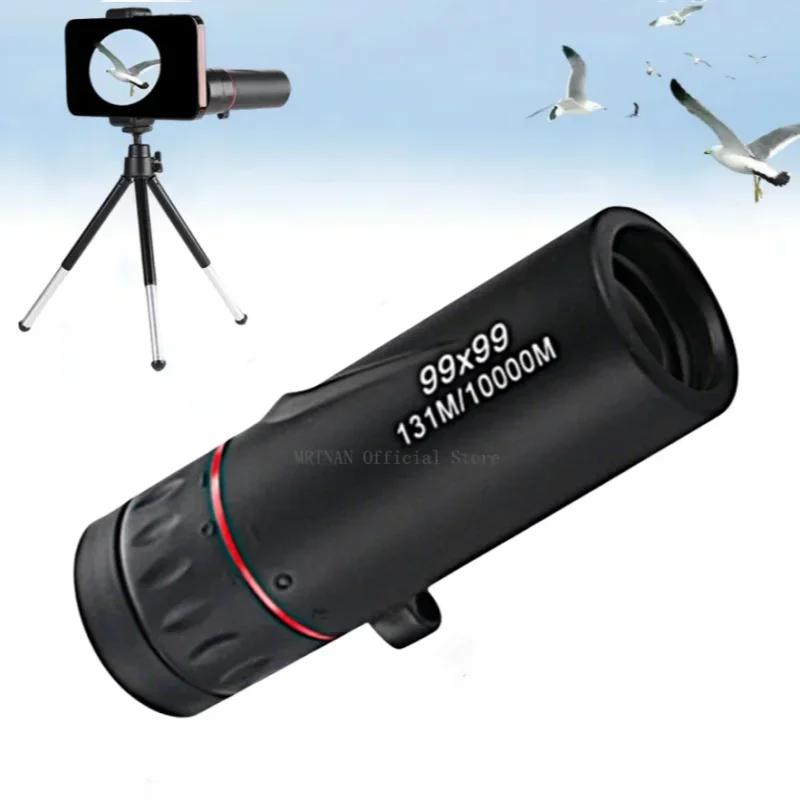 High Magnification Mini Zoom 99x99 Telescopes HD Monocular Telescope Low Light Night Vision Pocket Monocular For Travel Hunting