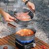 Beishanlang Aluminum Alloy Outdoor Camping Cookware Set with Beechwood Handle
