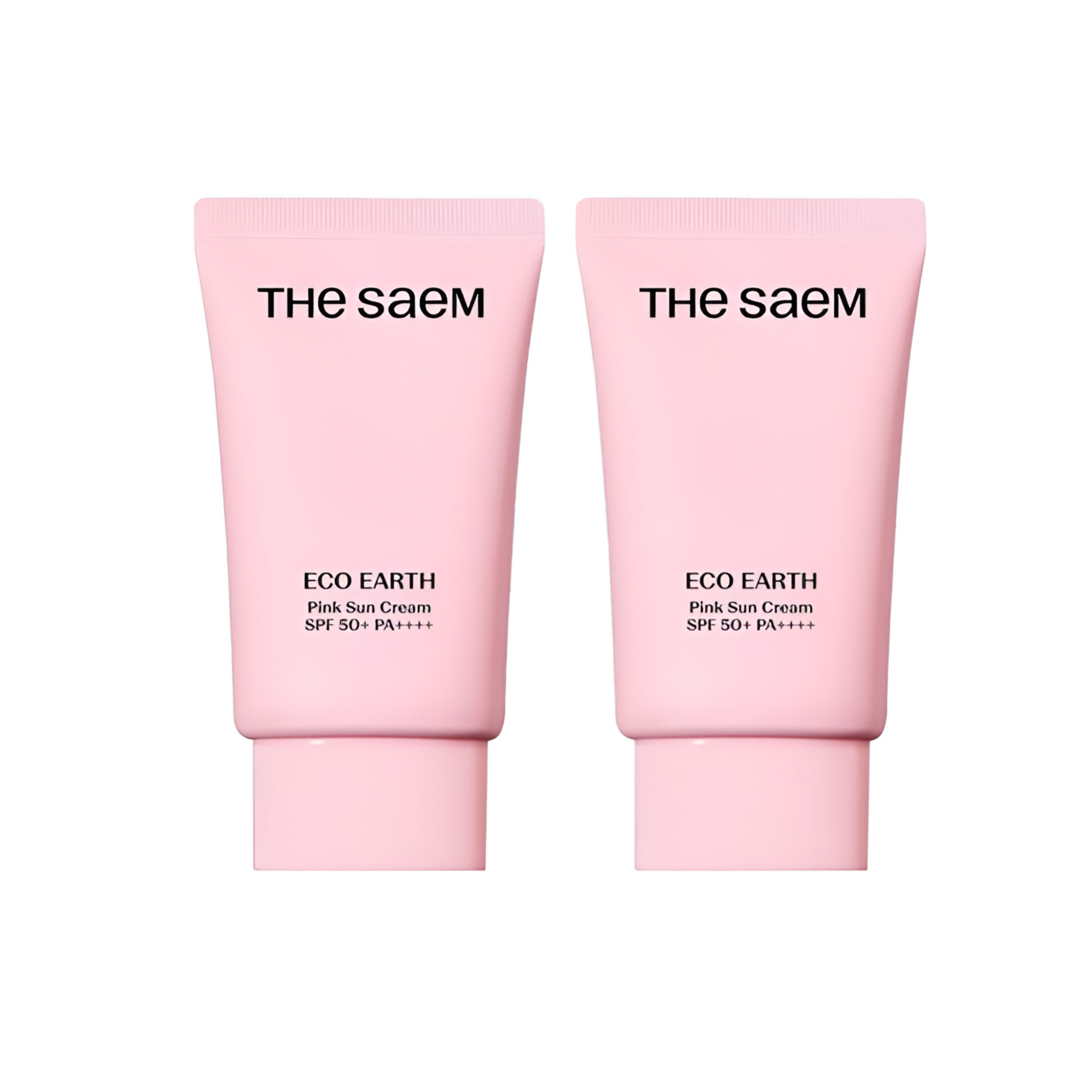 The Saem Eco Earth Pink Sun Cream SPF50+ PA++++ (50g x 2)