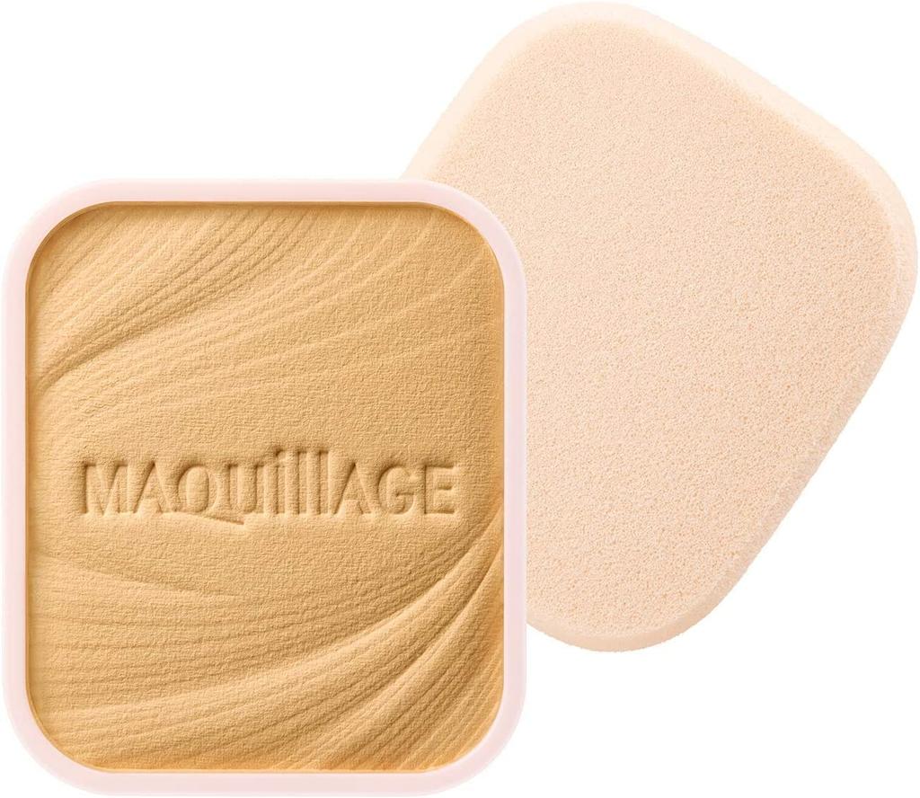 MAQUILLAGE Dramatic Powdery EX Beige Ochre 20 SPF25 Foundation Powder Base Makeup High Shiseido (Refill) 9.3g PA+++ Fragrance-Free Coverage,