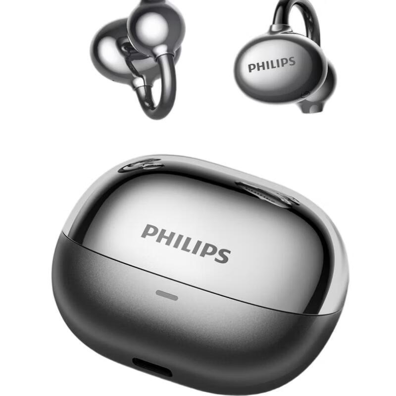 Philips TAT3469 Bluetooth Clip-On Earbuds melns