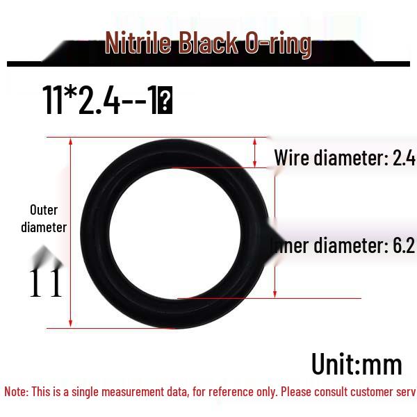 Nitrile Rubber O-Ring Oil Seals - Black, Sizes: 4/5/12/22/26mm.