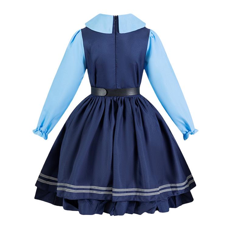 Judy Zootopia Police Rabbit Costume: Kids' Dress-Up Set for Girls, Perfect for Performances or as a June 1st Gift