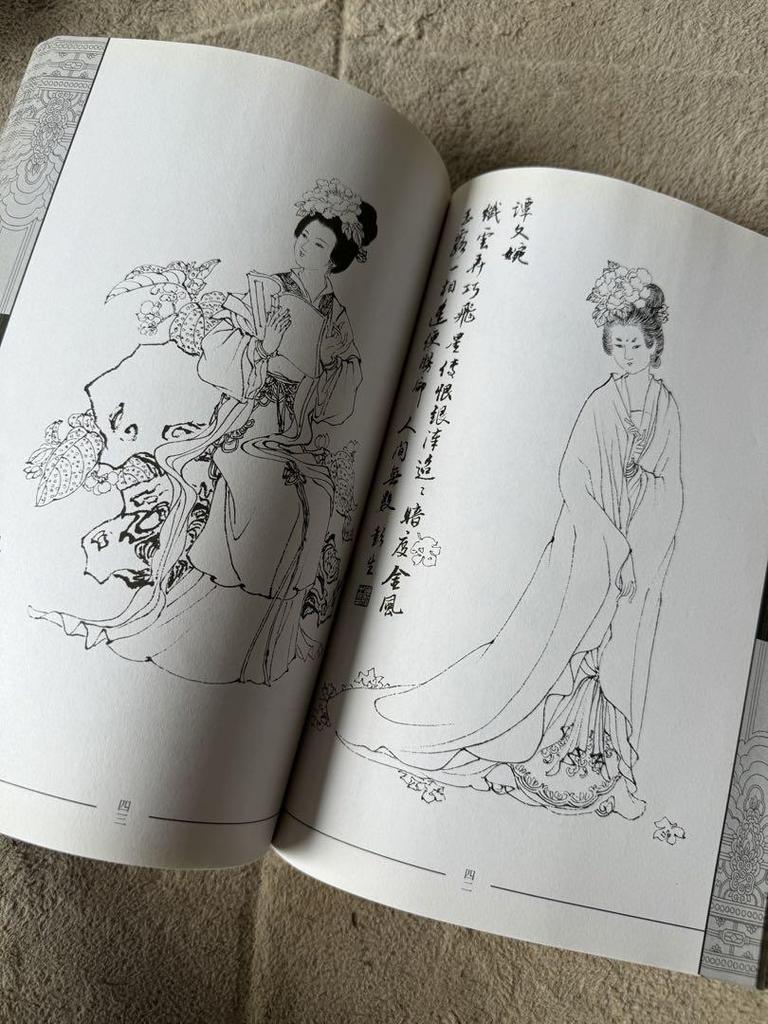 [USED] Chinese Tattoo Artist's Art Collection: 100 Figures of the Serving Women of China