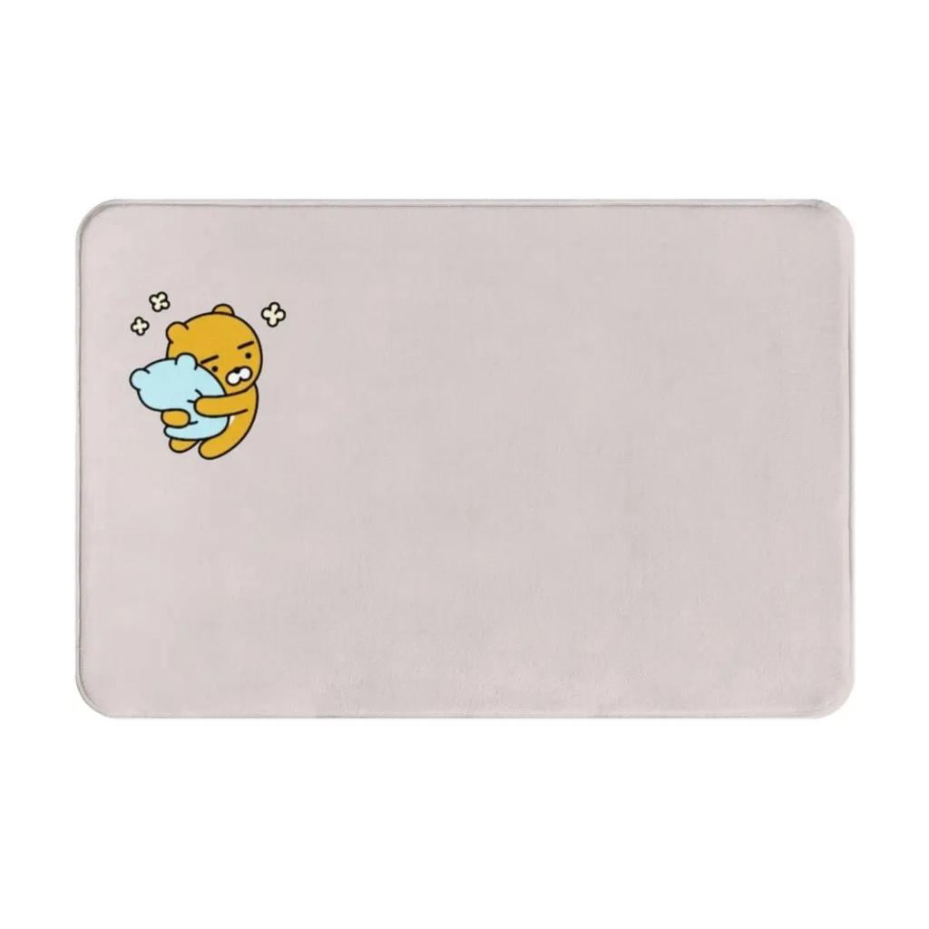 Disney Kakao Ryan Cartoon Door Mat Kitchen Bedroom Bath Living Room Balcony Entrance Carpet Non-slip Cute Home Decor Rug