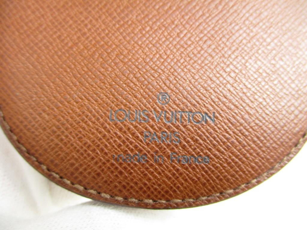 Authentic LOUIS VUITTON Monogram Brown Leather Coin Purse Porto Monnaie Gousset #a901  Refurbished