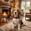 Adjustable Rope Orange Dog Collar Soft Cat Collar Cute Halloween Pet Collar  Party