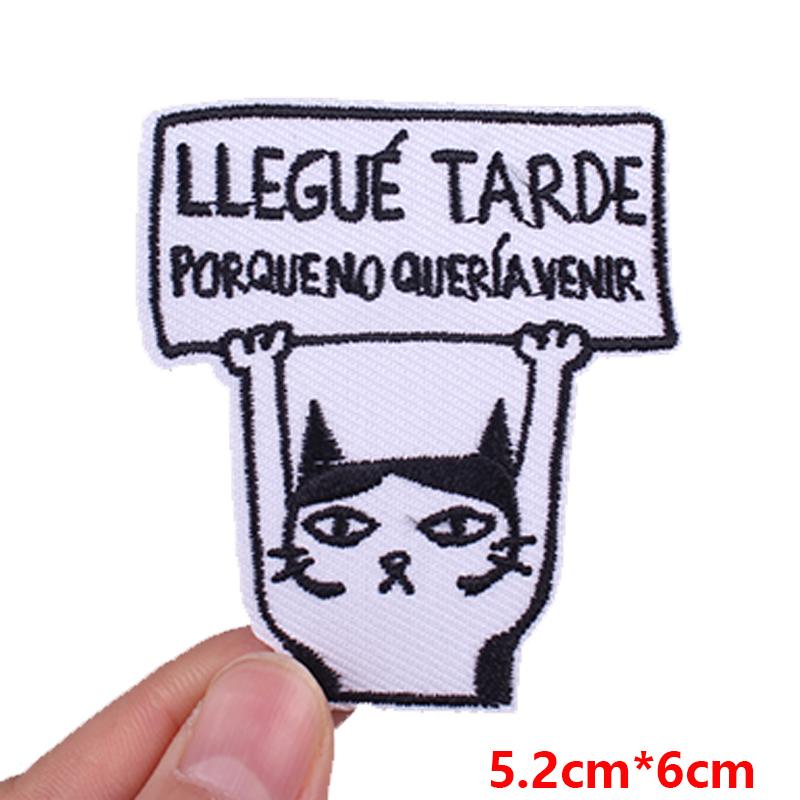 Funny Ghost Goose Embroidered Patch Cartoon Animal Cat Patch Backpack Jackets Hats Embroidery DIY Iron On Patches For Clothing