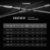 BEARKING HADES Ultra-Light Carbon Fiber Bass & Perch Lure Rod with Woven Handle
