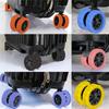 4/8pcs Durable Silicone Luggage Wheel Protectors Cover for Travel Suitcases Reduce Noise Wheels Guard Cover