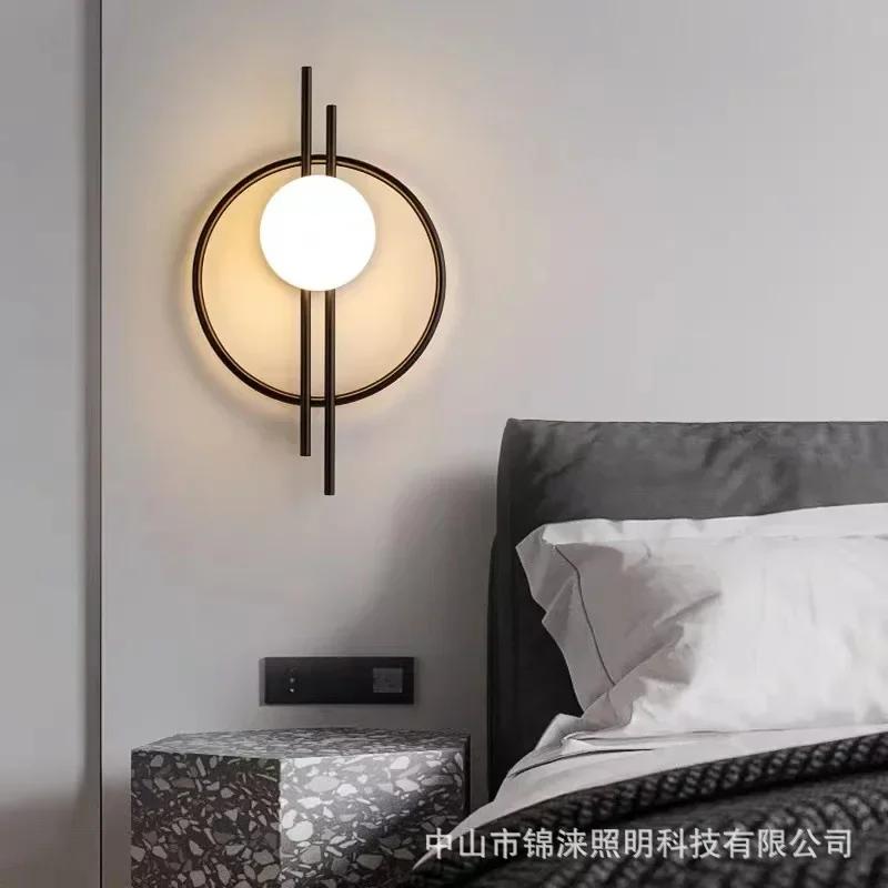 Modern LED Wall Sconce Lamp For Living Dining Room Bedroom Bedside TV Background Aisle Home Decoration Lighting Fixture Lustre