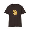 San Diego Padres Unisex T-Shirt, Brown SD Fan Apparel Tee