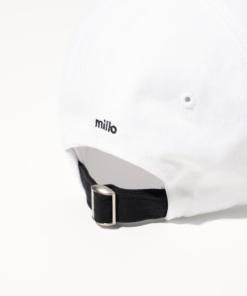 MILLO ARCHIVE Holiday Signature Ball Cap [White Black]
