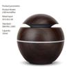 Domácí čistička vzduchu do ložnice s houbovou hlavou, USB stolní nebulizér, dřevěná textura, personalizovaný aromaterapeutický přístroj, zvlhčovač vzduchu