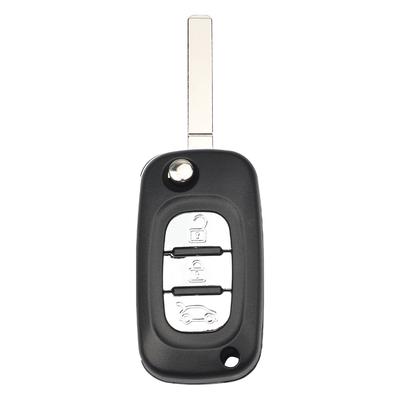SILY 2/3 Boutons Télécommande Coque de Clé de Voiture Housse Fob Pour Mercedes Benz Smart Fortwo 453 Forfour 2015 2016 2017 Clé Pliante
