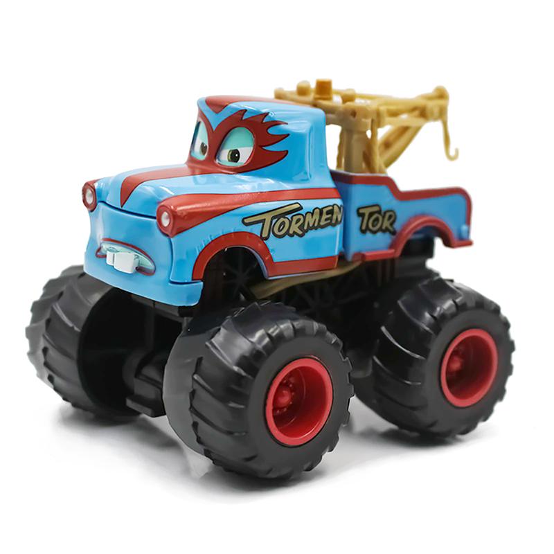 Cars Toy Monster Truck Tormentor Mater Frightening McMean Lightning McQueen I-Screamer Rastacarian Wrestler Model Toy Car