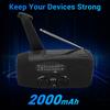 Solar Charging Solar Powered Radio Multicolor Weather Alert Radio  Home Preparedness