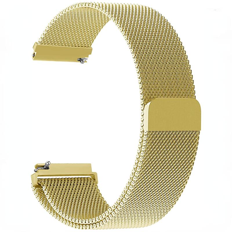 22mm 20mm Milanese Loop Strap For Amazfit Active 2 GTS/GTR 4 Samsung Watch7/6/5/4 Metal Bracelet Huawei Watch GT5-4-3-2 Pro Band