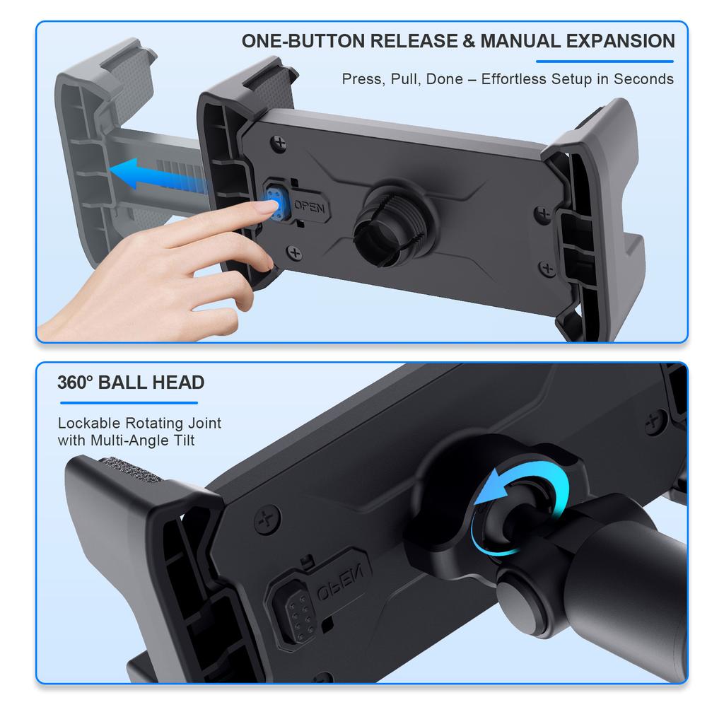 Xnyocn Tripod Floor Tablet Stand Adjustable Holder Mount Support for iPad Air Pro 12.9 Mini Xiaomi 4-13 Inch Lazy Holder Bracket