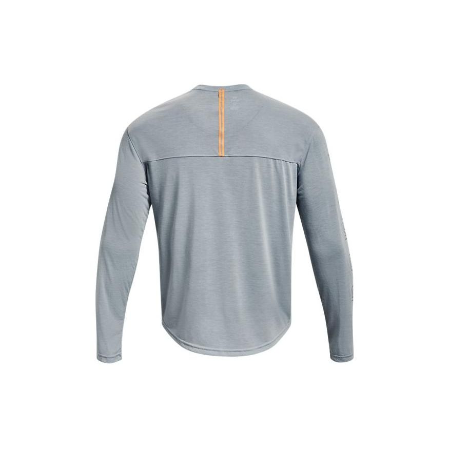 Under Armour Anywhere Training Slim Fit Long Sleeve T-Shirt Men Tops Blue 1379010-465