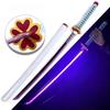 31/40inch Demon Slayer Katana Luminous Sword LED Light Kyoujurou Anime Cosplay Prop Real Japanese Katana Samurai Lightsabre Toy
