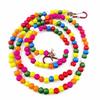 Metal Chain & Hooks Chicken Perch Stand Handmade Wood Chicken Swing Toy  Cage Interior