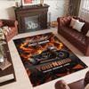 Harley-davidson Motorcycles Customizable Name Carpet Design for Living Rooms Playrooms Bedrooms Outdoor Antislip Carpet Anime Office Decor