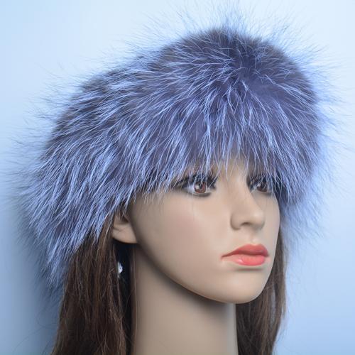 Fashion Lady Real Fox Fur Scarf Girls Warm Soft Knit Good Elastic Real Fox Fur Headband Brand Genuine Fox Fur Ring Scarves
