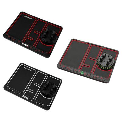 Anti-Slip Car Dashboard Pads 4 In 1 Cards Storage Organizer Car Accessories Cell