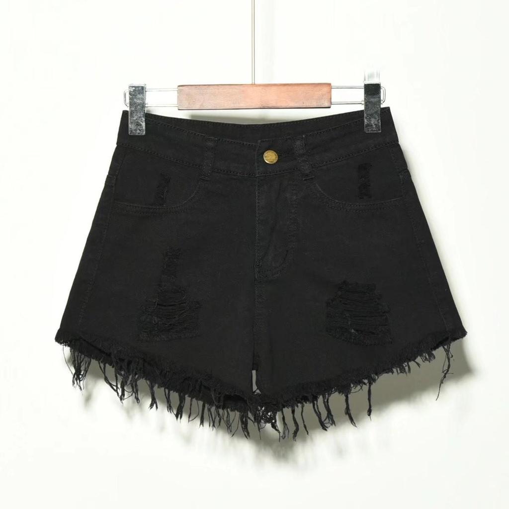 Women's Light Denim Wide-Leg Shorts - European & American Style