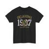 Oklahoma Est.1907 Sooner State Heavy Cotton Unisex T‑Shirt