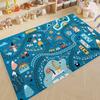 Cartoon Car Traffic Children's Carpet Play Room Crawling Mat Home Decoration Living Room and Bedroom Floor Mat Gift