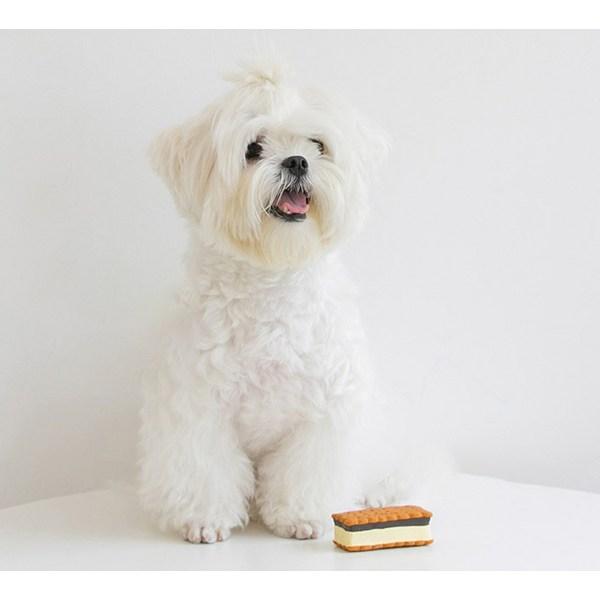 Byte Me Puppy Badaang Butter Latexspielzeug, braun, 1 Stück