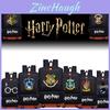 Stylish Harry Potter Print Canvas Backpack With Hidden Zipper Pockets