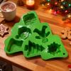 Christmas Silicone Molds Non Stick Christmas Silicone Cake Baking Mold Christmas Candy Molds for Cake Soap Candy Ice Cookie