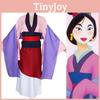Luxurious Anime Mulan Traditional Kimono Dress Party Cosplay Costume For Women